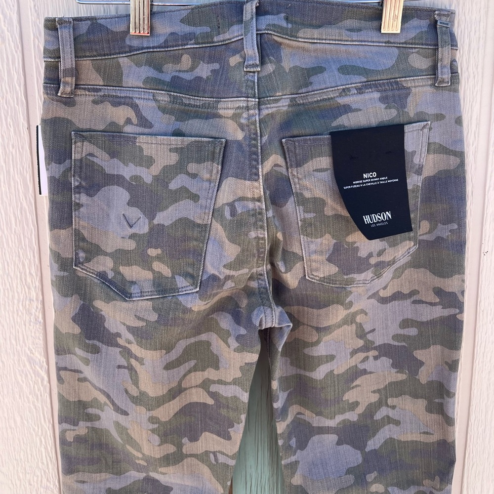 Hudson Nico Ankle Super Skinny Camo Jeans 27